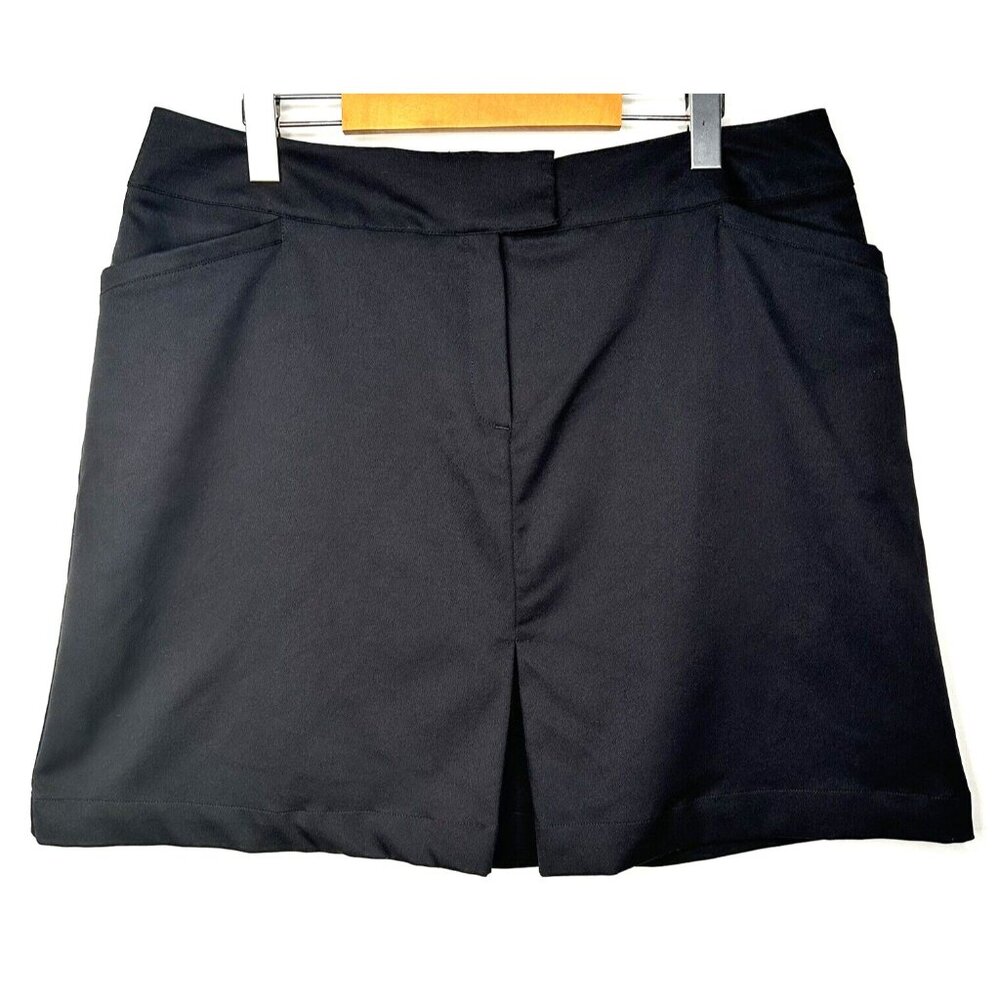 Tail White Label Womens Skirt Tennis Lined Stretch Pull On Skort Black Size 14